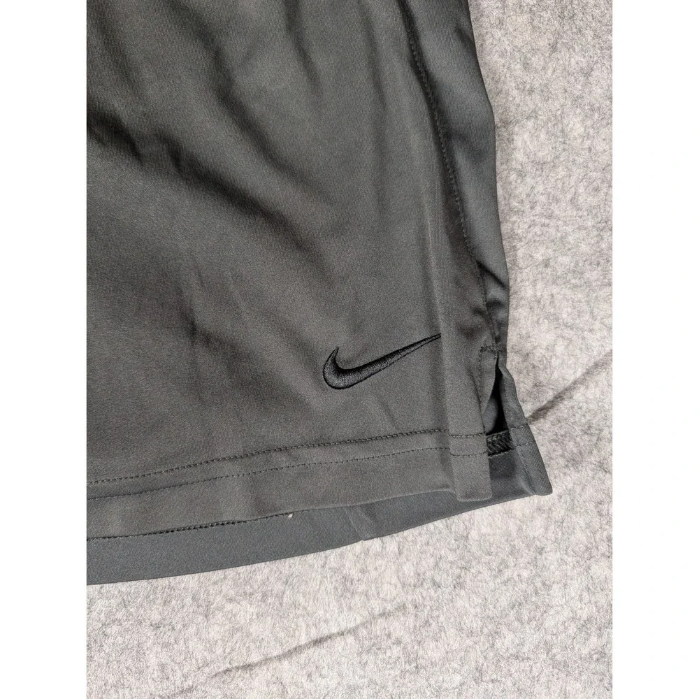 Nike Mens Dri-FIT Athletic Basketball Shorts‎ Charcoal Grey Solid 100% Polyester